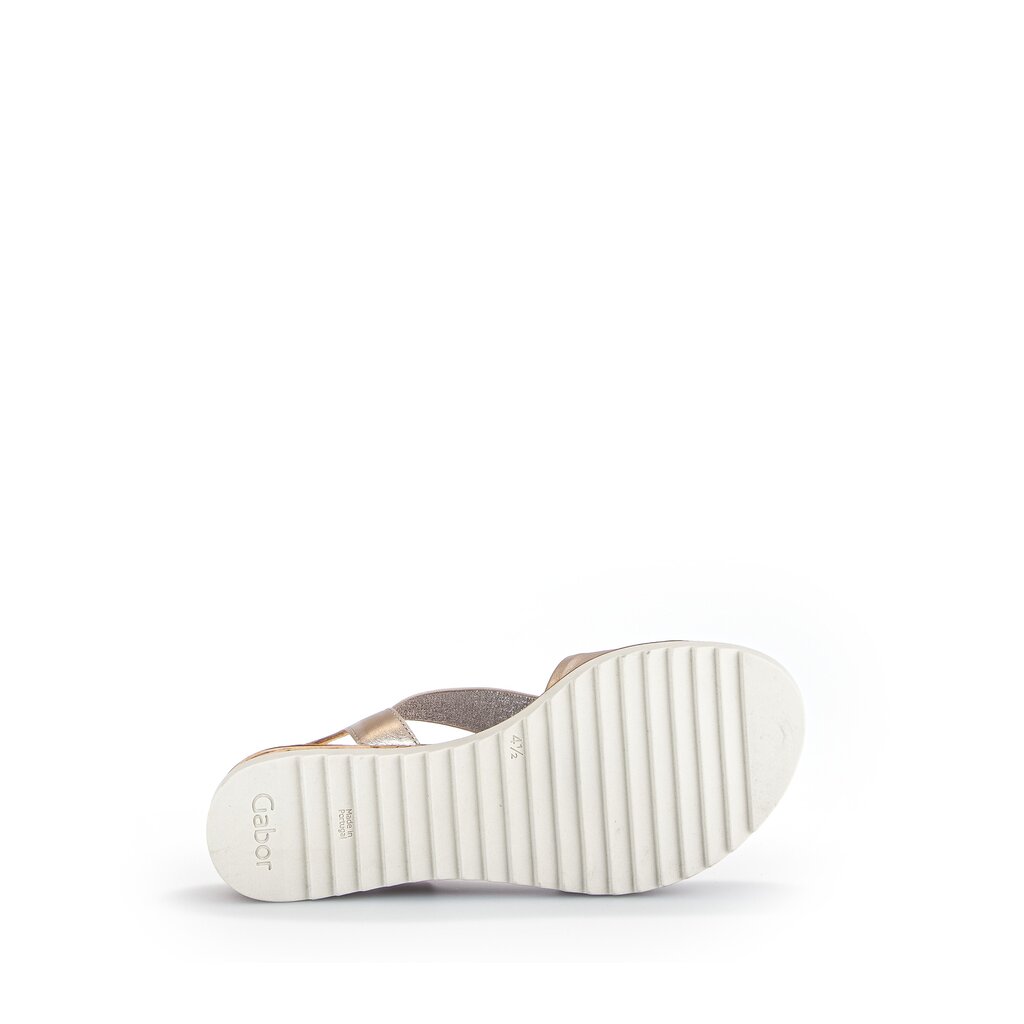 Gabor comfort Keilsandalette gold