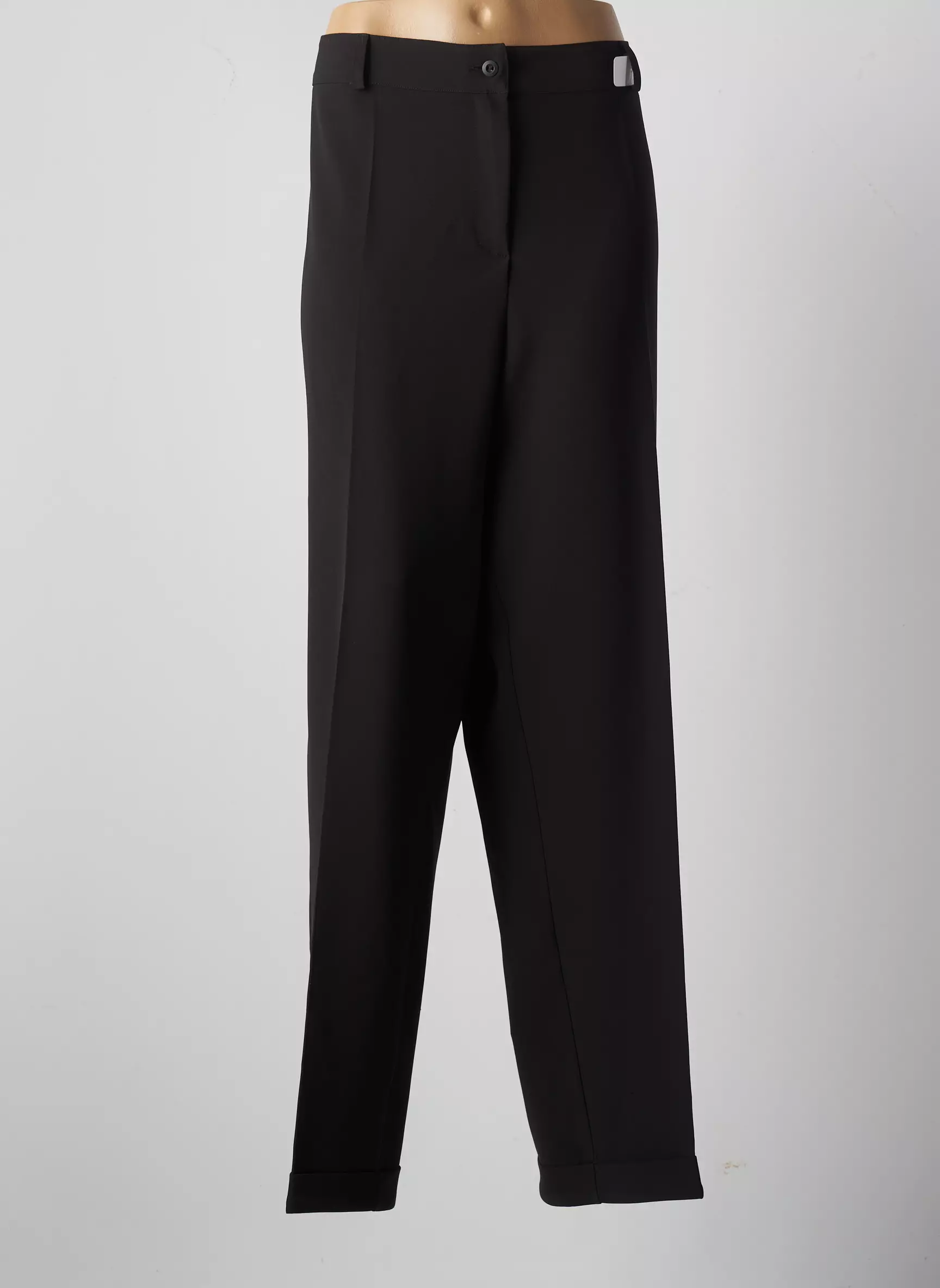 Franck Anna Pantalons Droits Femme couleur noir