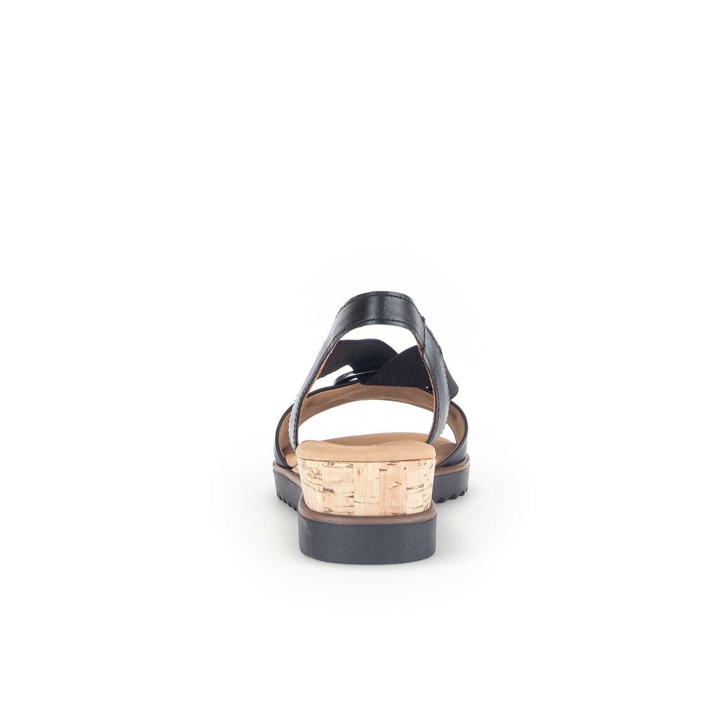 Gabor comfort Keilsandalette schwarz