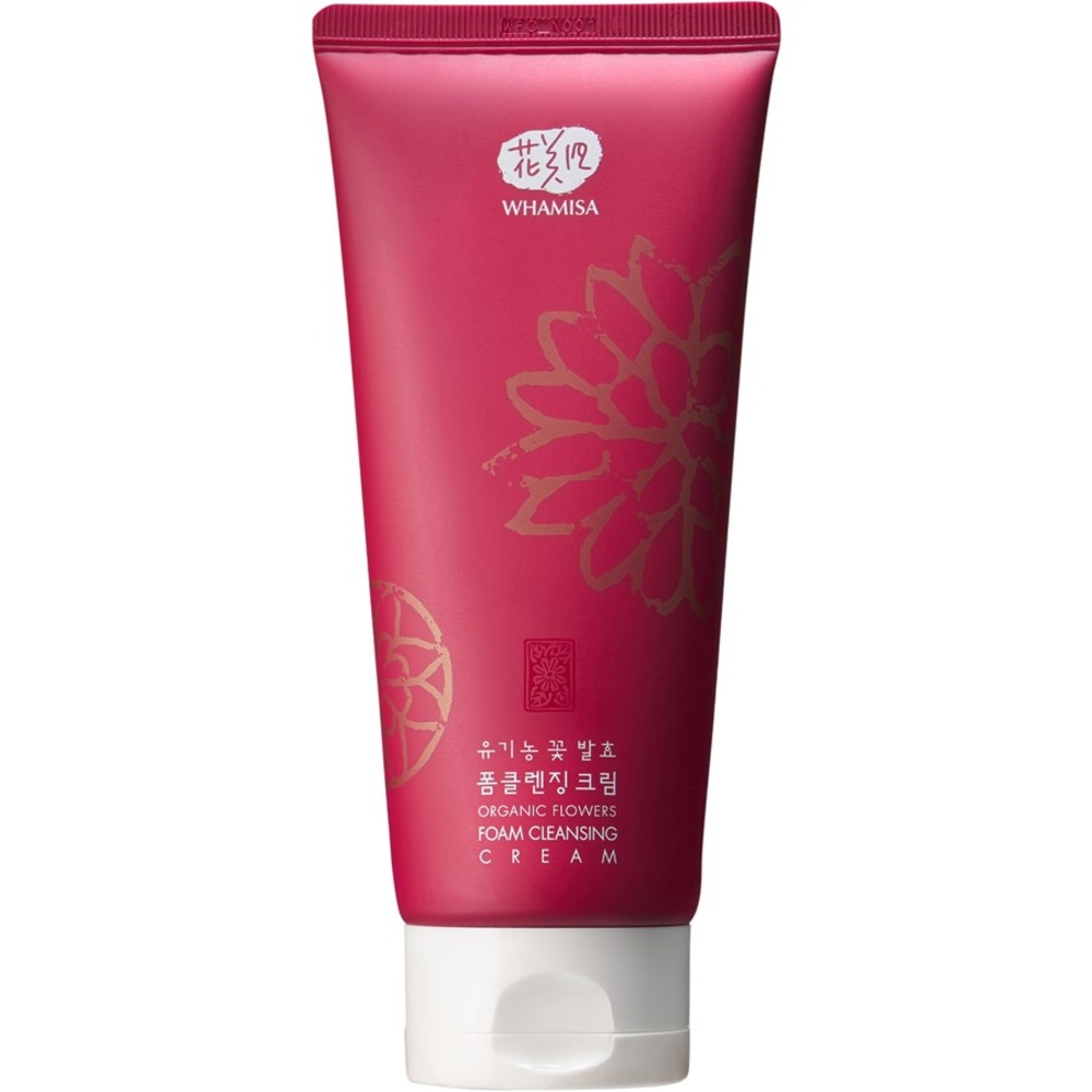 WHAMISA Organic Flowers Foam Cleansing Cream Créme nettoyante