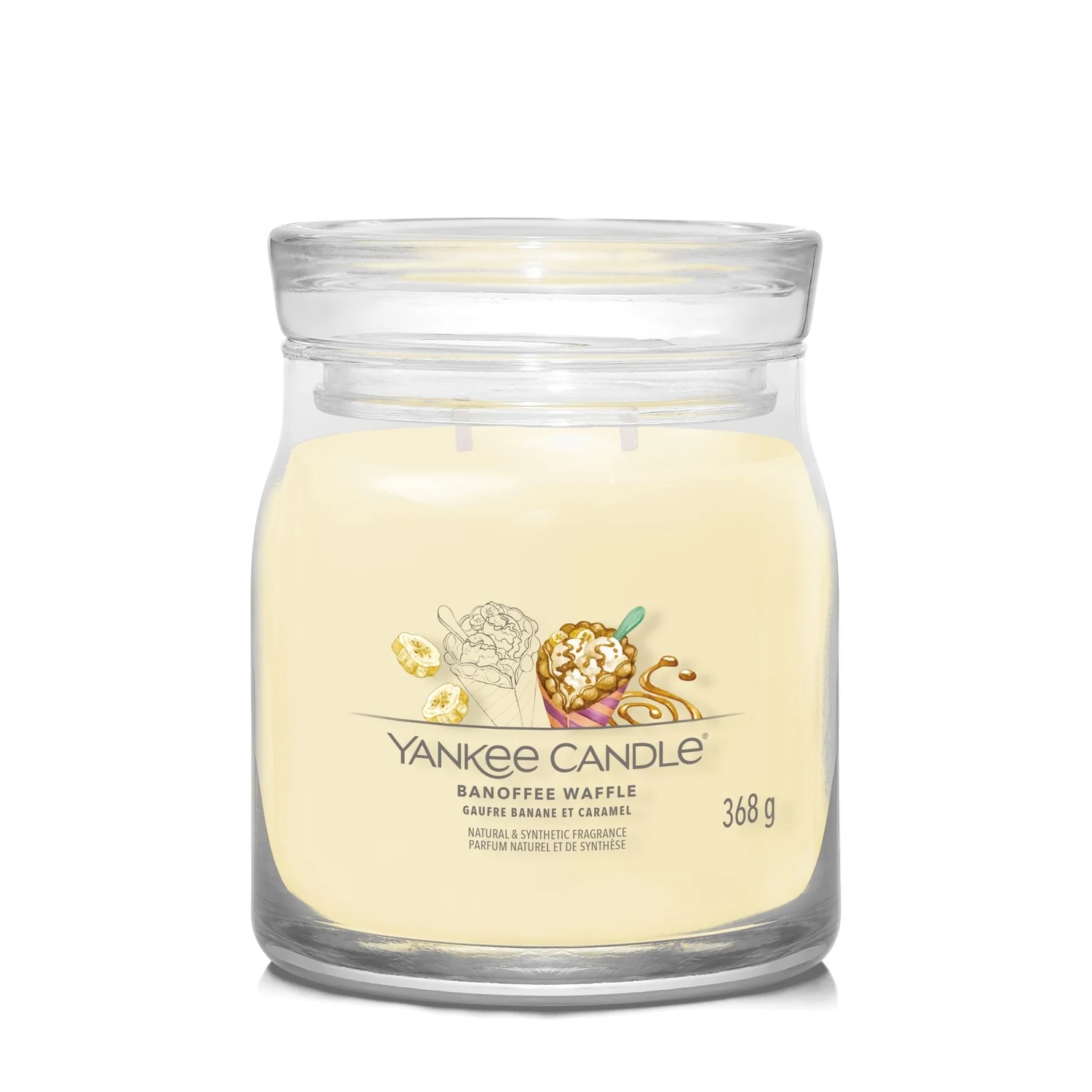 Signature Jar Candles Banoffee Waffle - Duftlys