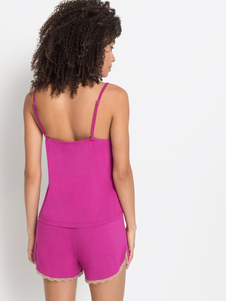 LASCANA Shorty in magenta günstig kaufen