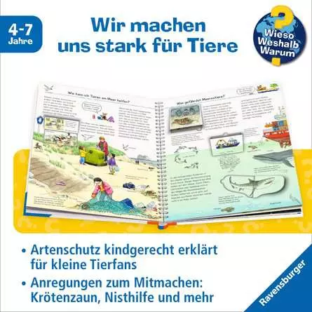Ravensburger Wieso? Weshalb? Warum?, Band 43: Wir schützen die Tiere