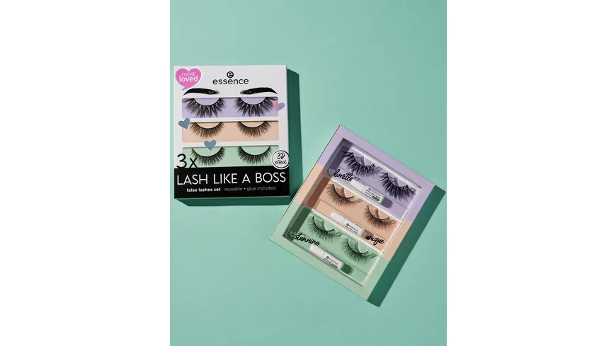 essence 3x LASH LIKE A BOSS false lashes set