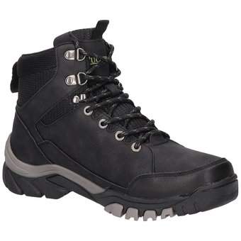 Puccetti Schnür Boots in schwarz