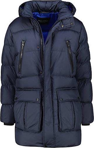 Marc O'Polo Herren Daunenjacke mit Kapuze