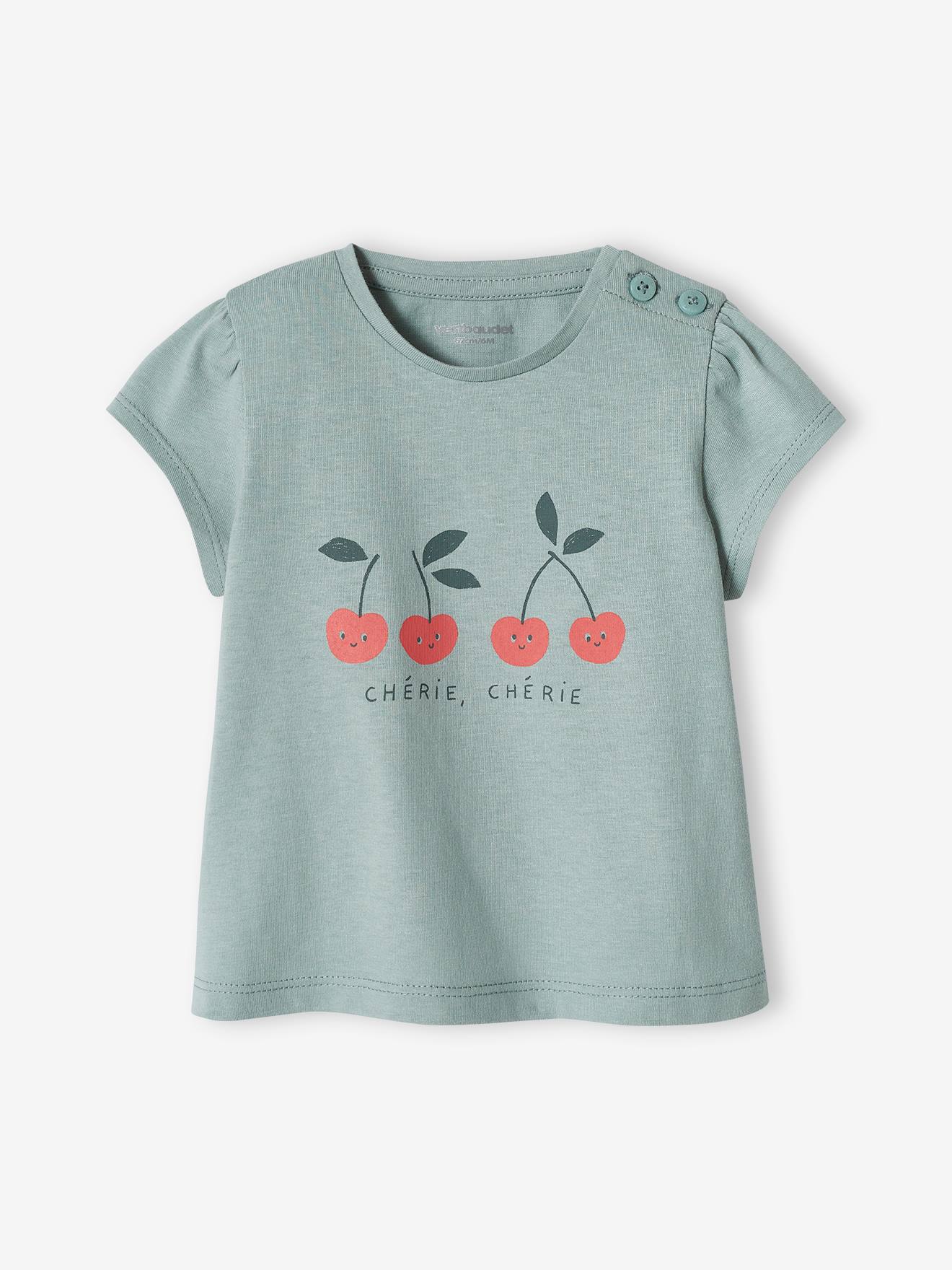 Lot de 2 T-shirts basics bébé manches courtes bleu grisé
