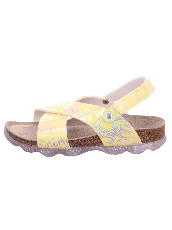 superfit Tieffußbett Sandale JELLIES in Gelb/Silber günstig kaufen