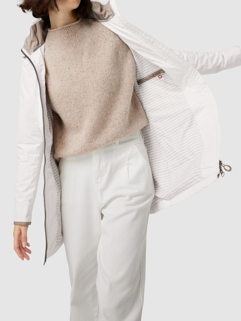Funktionsjacke mit Kapuze Modell 'Westside' in weiß