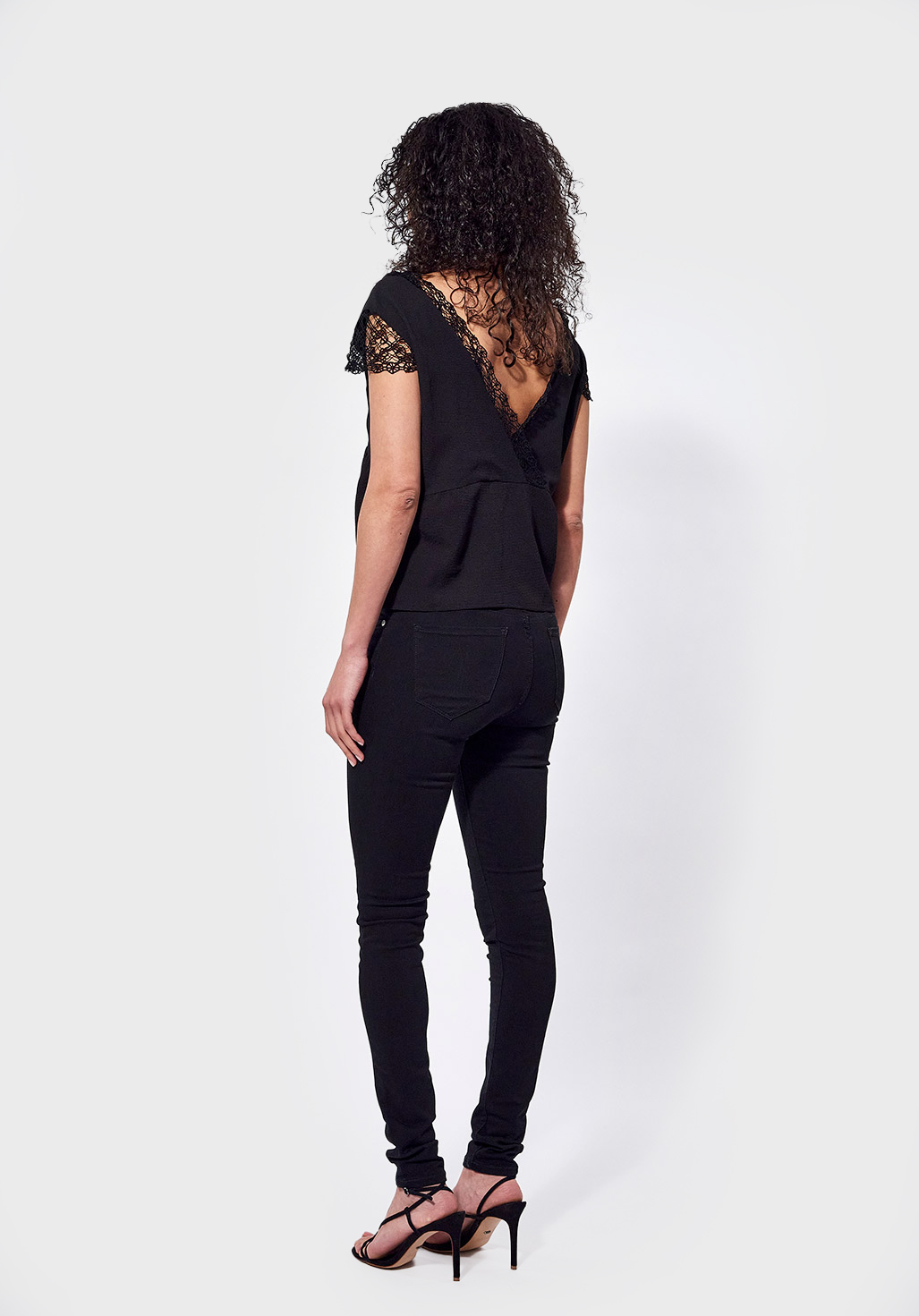 JAMEL  Blouse régular noire Femme