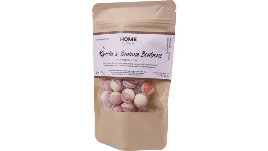 HOME by Berner Kirsche & Banane Bonbons 135 g