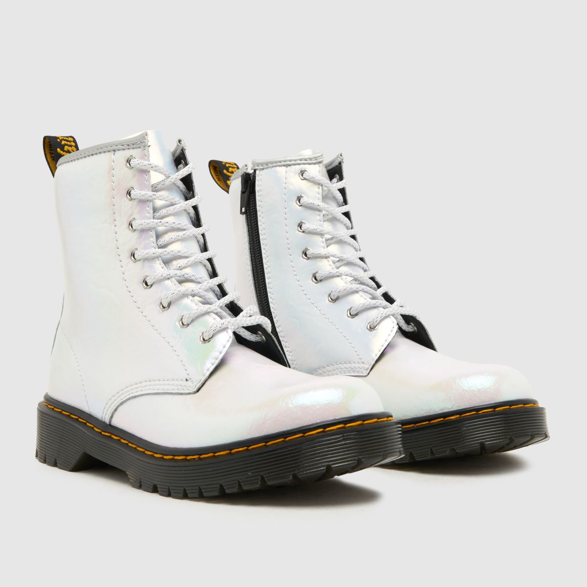 Dr Martens vita 1460 bex flickstövlar för ungdomar