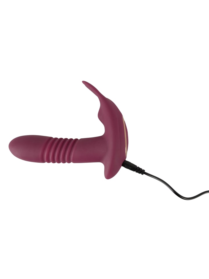 Javida Vibrator RC Hands-free 3 Function Vibrator in rot günstig kaufen 14,5 cm