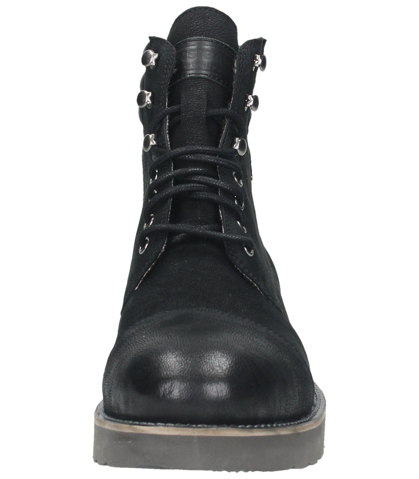 Sansibar Stiefelette Leder Schnürstiefelette