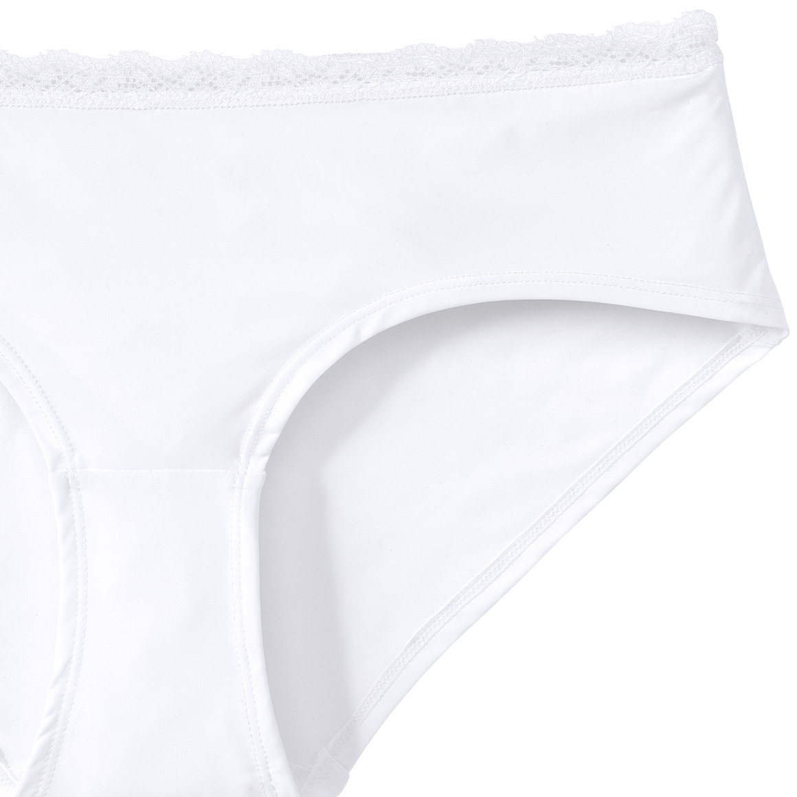 3 Damen Pantys mit Spitzenbund