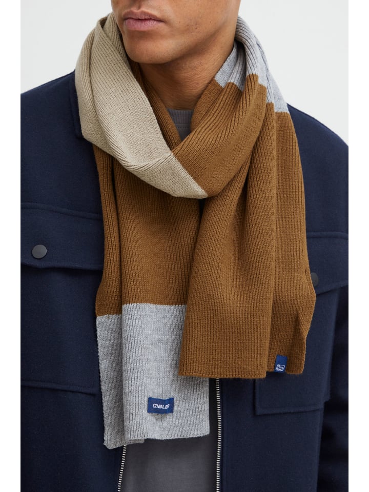 BLEND Schal BHEarnest 20713938 ME Modischer Schal mit Muster in Braun günstig kaufen onesize