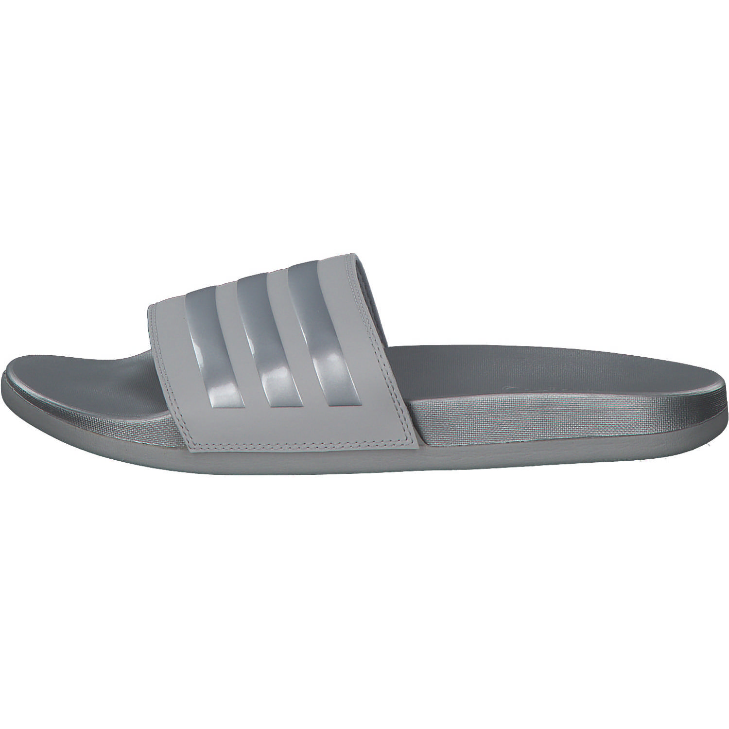 Adidas Adilette Comfort, Badeschuhe, grey/silver