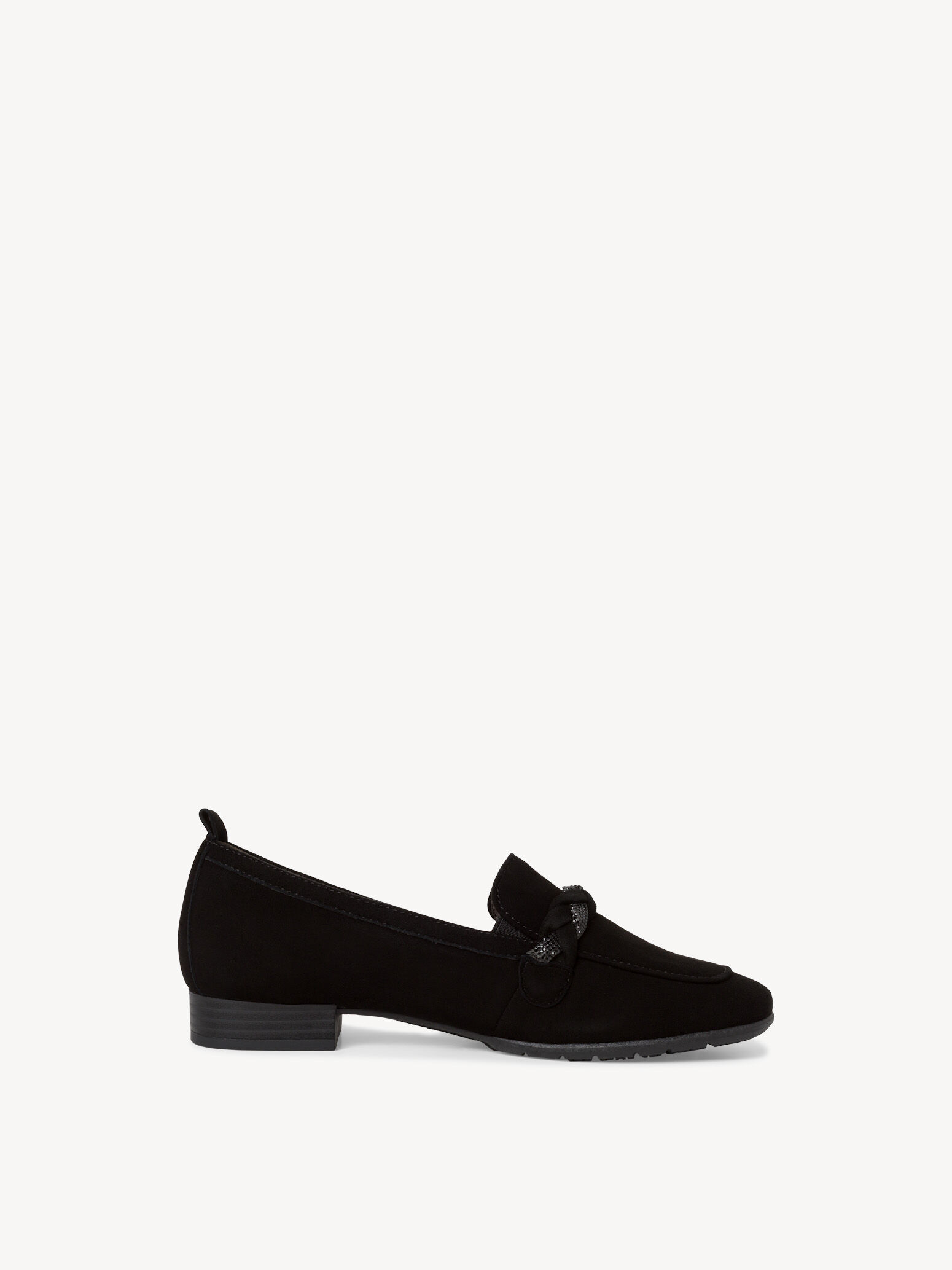 Slipper en cuir - noir