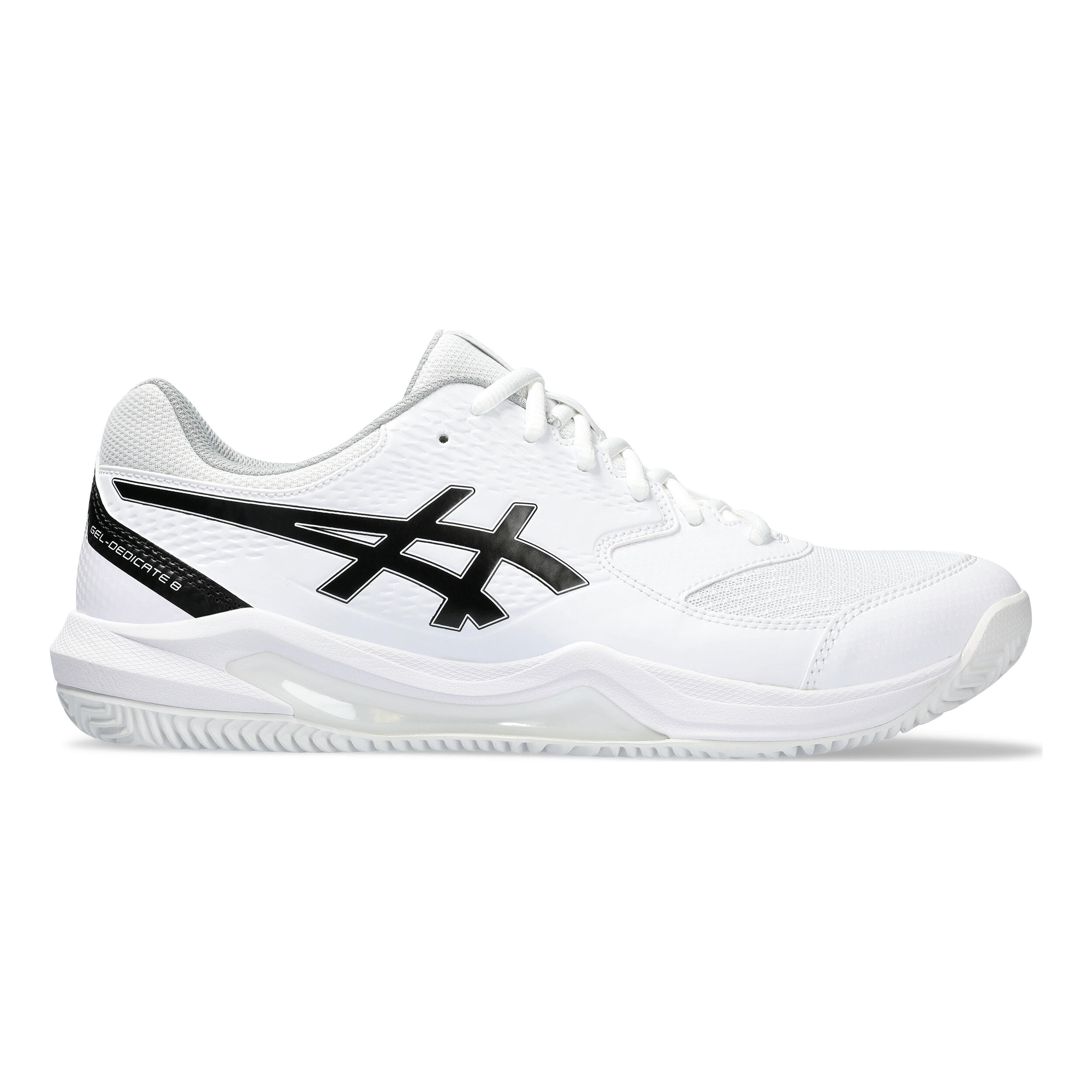 Gel-Dedicate 8 Sandplatzschuh Herren - Weiß, Schwarz