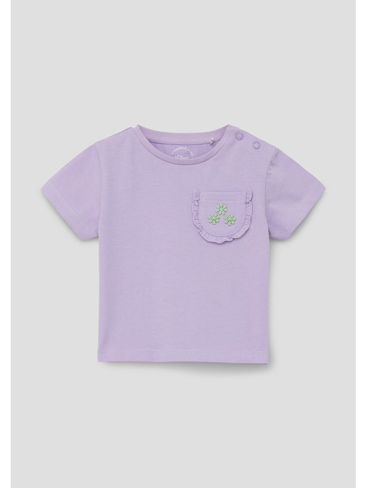 s.Oliver T-Shirt kurzarm in Lila günstig kaufen