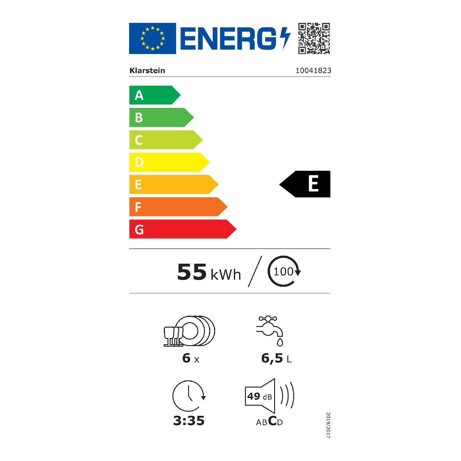 Klarstein Standgeschirrspüler Havasia UV 6 Geschirrspüler UV-Licht freistehend 1380W, 10041823, 7 l