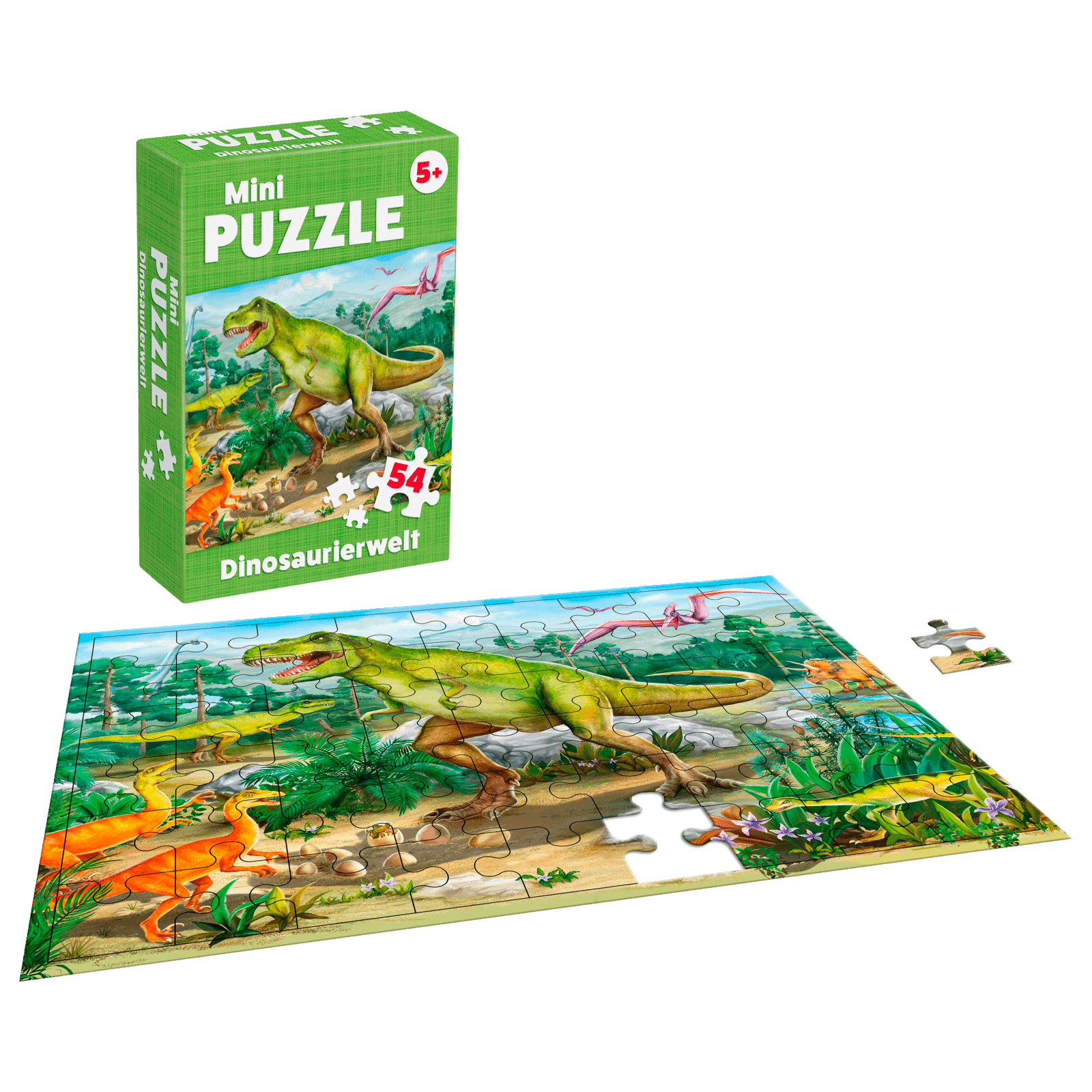 Mini Puzzle Dinosaurierwelt