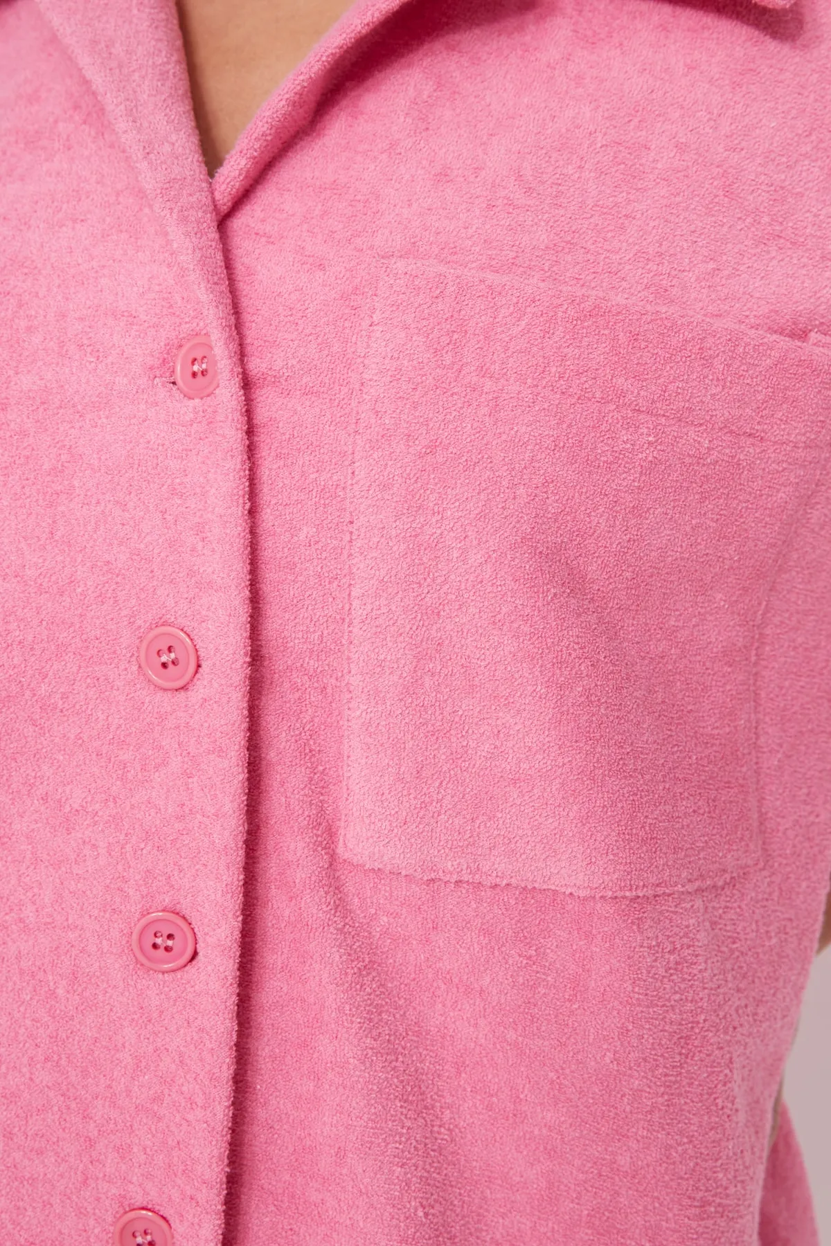 Trendyol Collection  Hemd - Rosa - Relaxed Fit