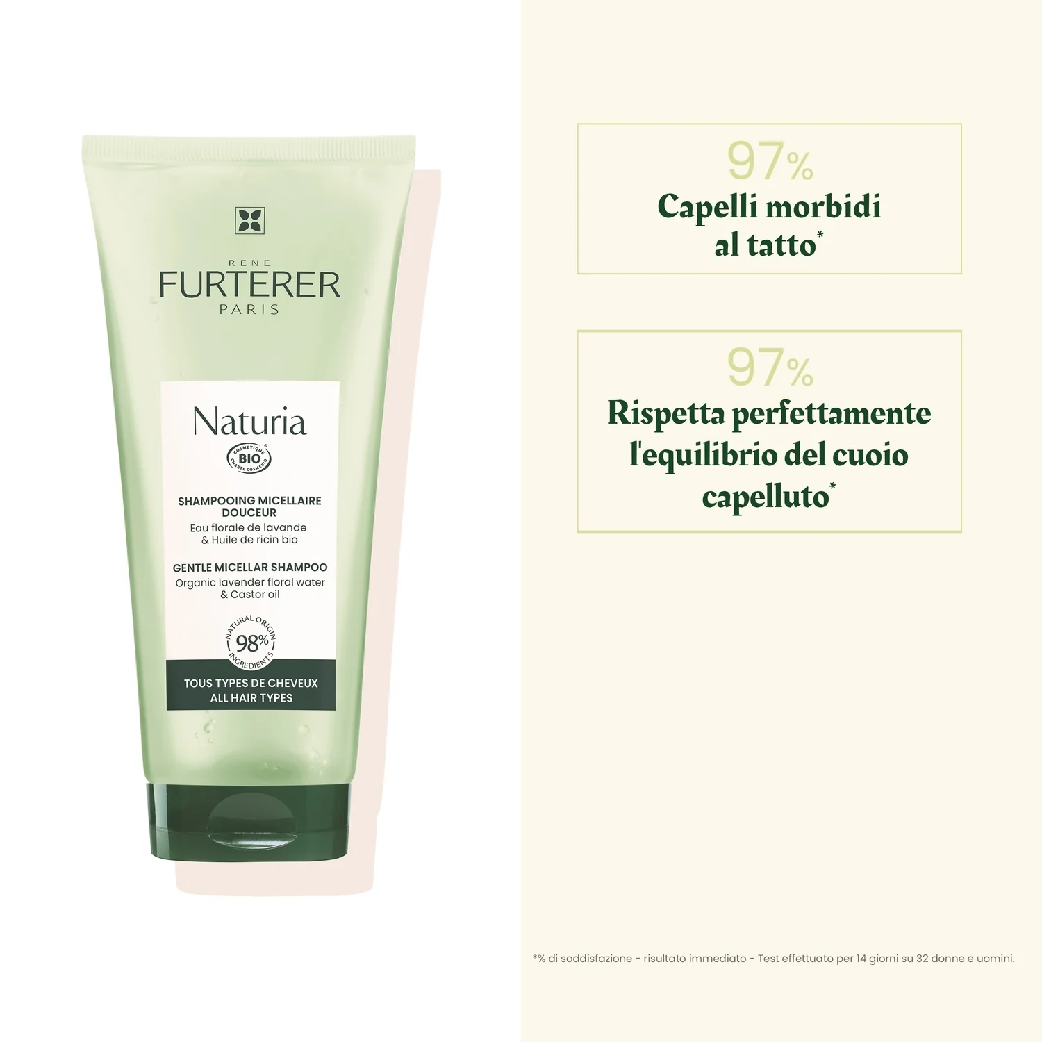 Naturia šamponiranje Micellaire Douceur - Nježni šampon, šampon za čestu upotrebu