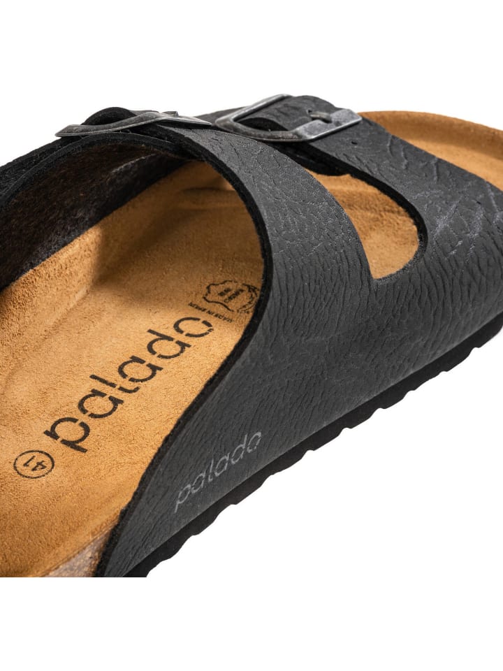 palado Pantoletten in Print Schwarz 1 günstig kaufen