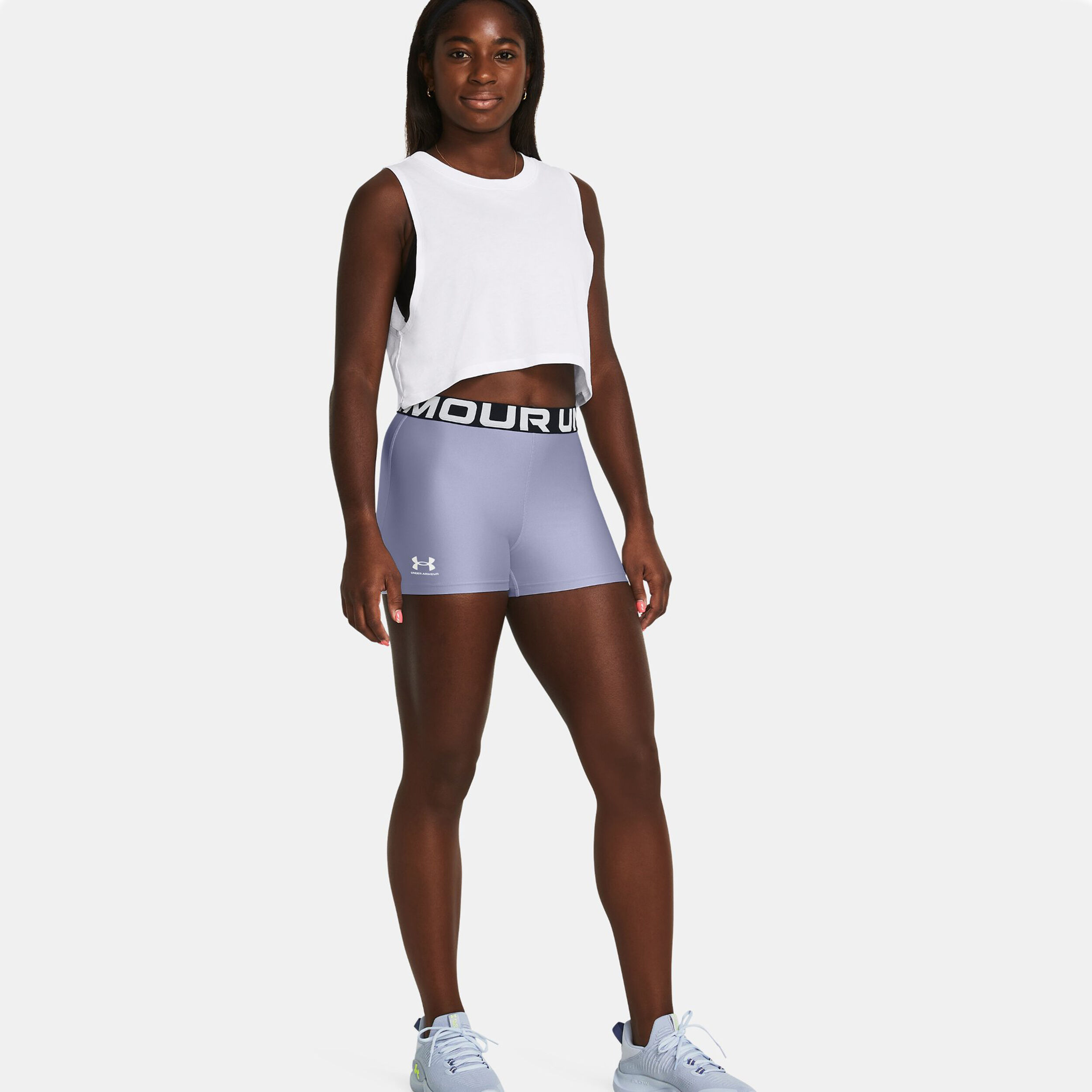 Heatgear Authentics Ballshort Damen - Lila
