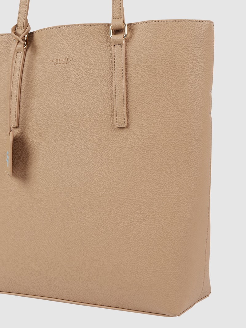Shopper in Leder-Optik Modell 'Laksa' in camel