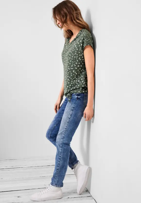 CECIL T-Shirt mit Smokdetails