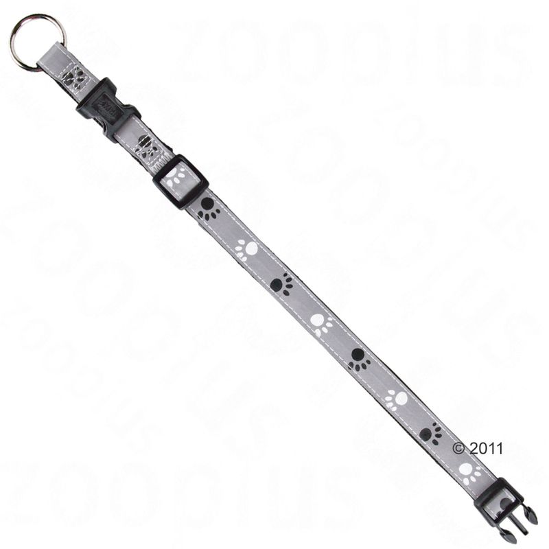Trixie Halsband Pfoten Silver Reflect zu TOP-Preisen | bitiba %