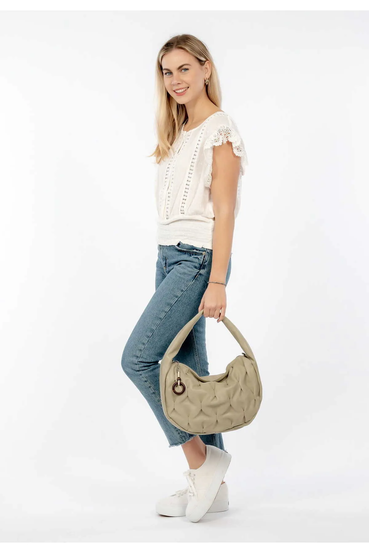 Emily & Noah  Handtasche - Grün - Unifarben