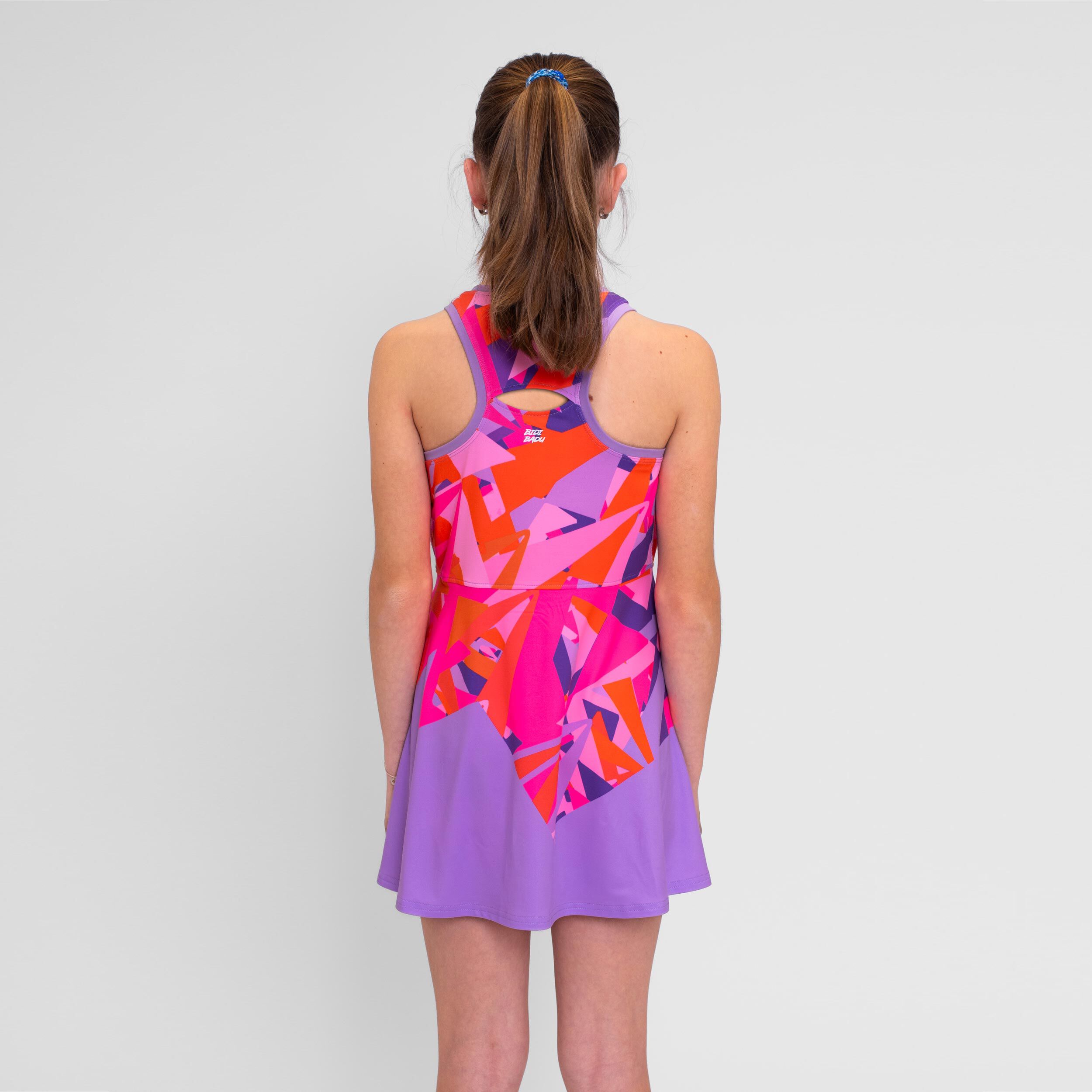 Spike Kleid Mädchen - Lila, Pink