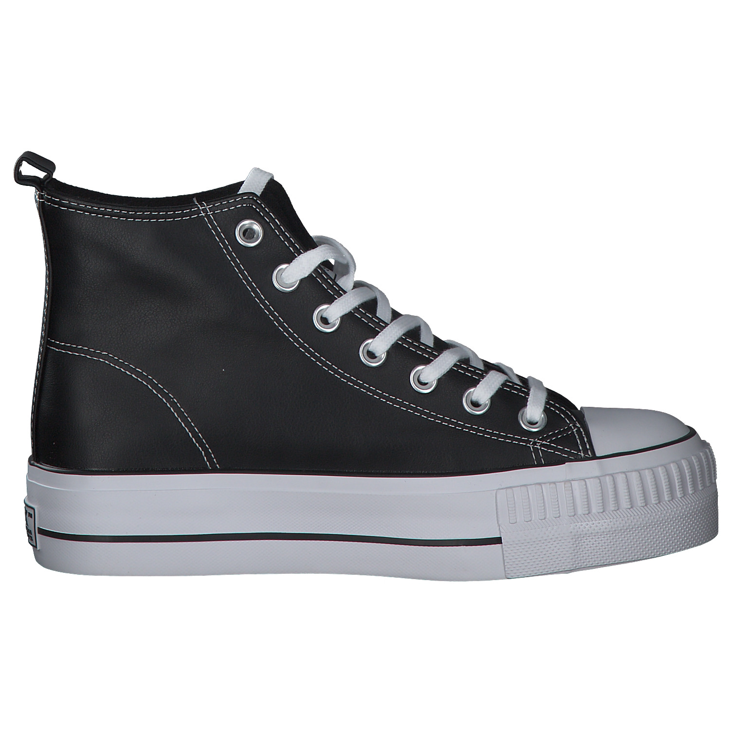British Knights Kaya Mid B49, Sneakers High, Damen, Schwarz