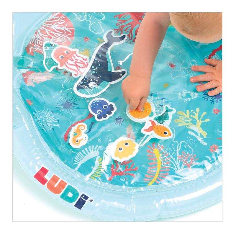 Maxi tapis d'eau bleu vert LUDI