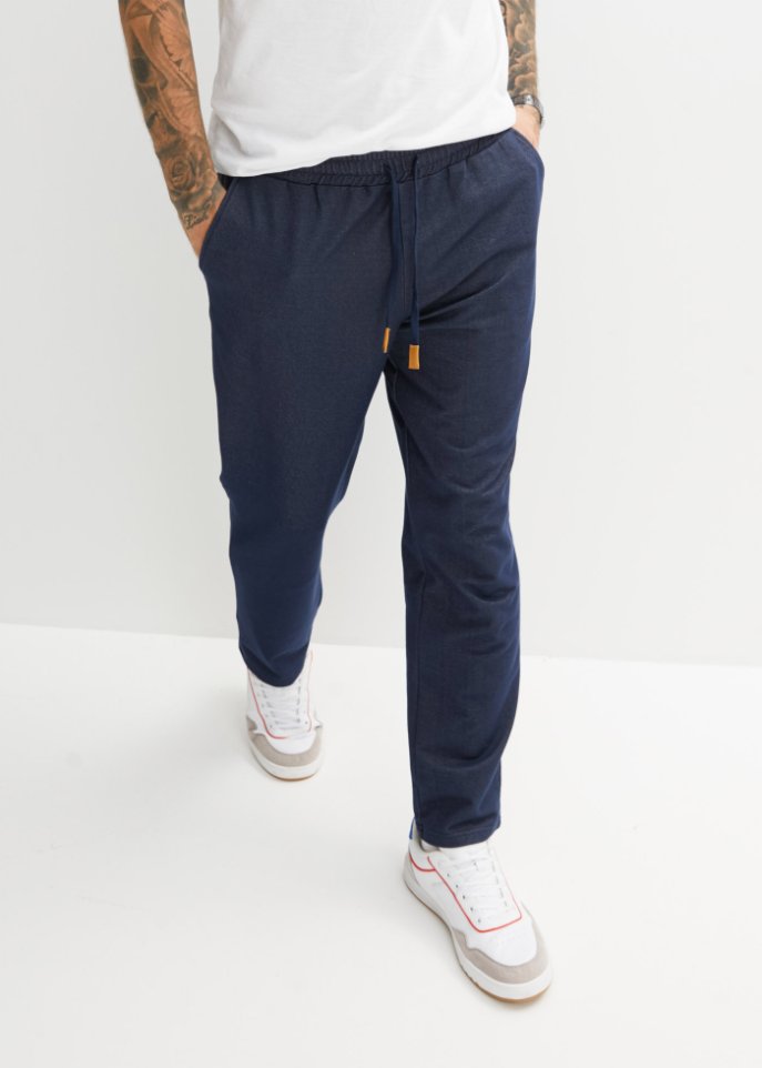 Sweathose in Denimoptik