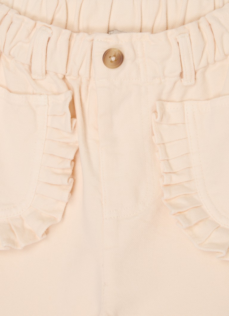 Pantaloni drepți din bumbac organic Donsje Amsterdam Phien