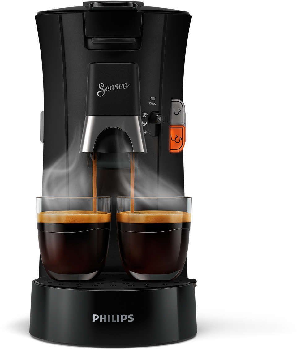 Philips Senseo Kaffeepadmaschine CSA230/69 Senseo Select, 2 Tassen gleichzeitig, Kaffeestärkewahl