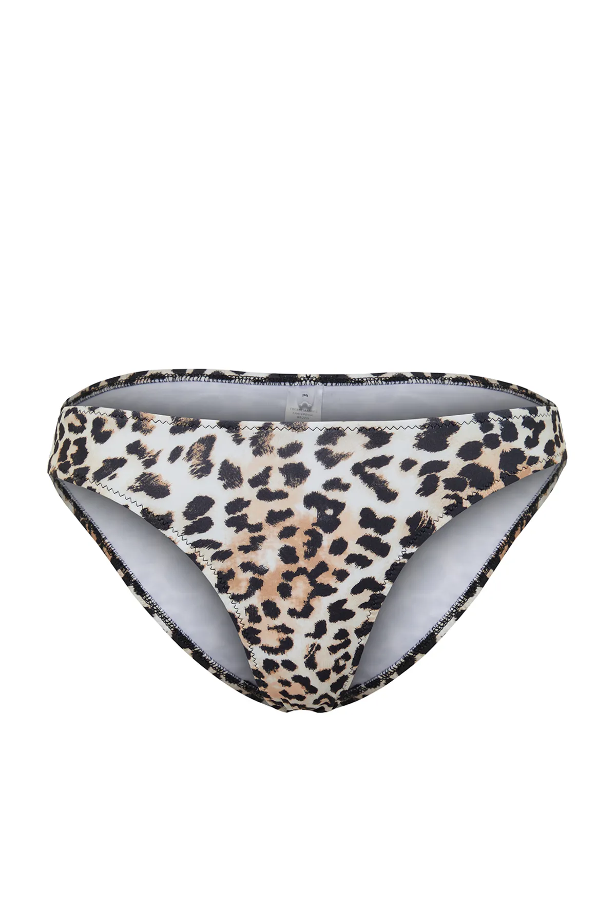 Trendyol Collection  Bikinihose mit hohem Beinausschnitt und Tiermuster, V-Ausschnitt und normalem Schnitt TBESS23BA00116