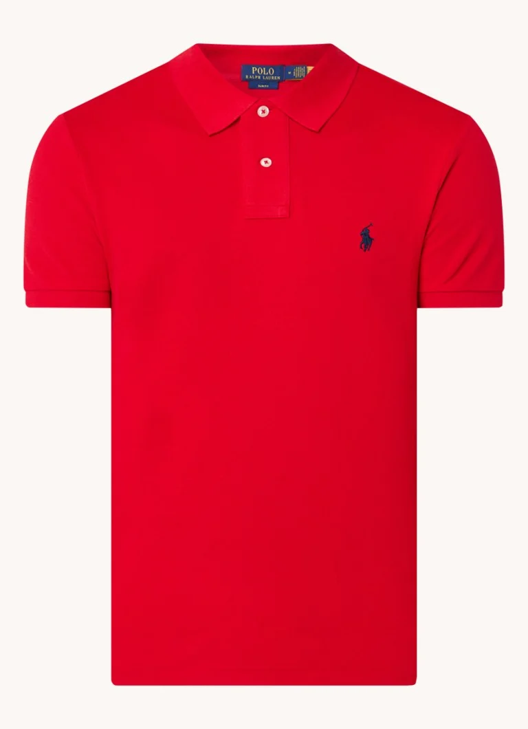 Polo Ralph Lauren Slim fit com bordado do logotipo