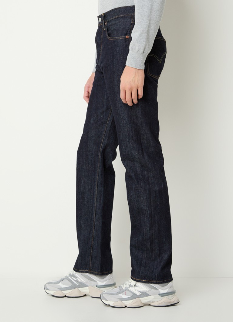 Levi's 501 tiesaus kirpimo džinsai su tamsiu skalbimu