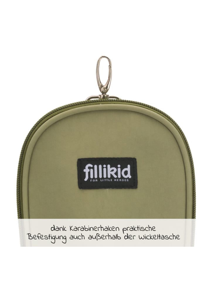 fillikid Wickeltasche Palma mit Wickelunterlage und Thermotasche in gruen günstig kaufen onesize