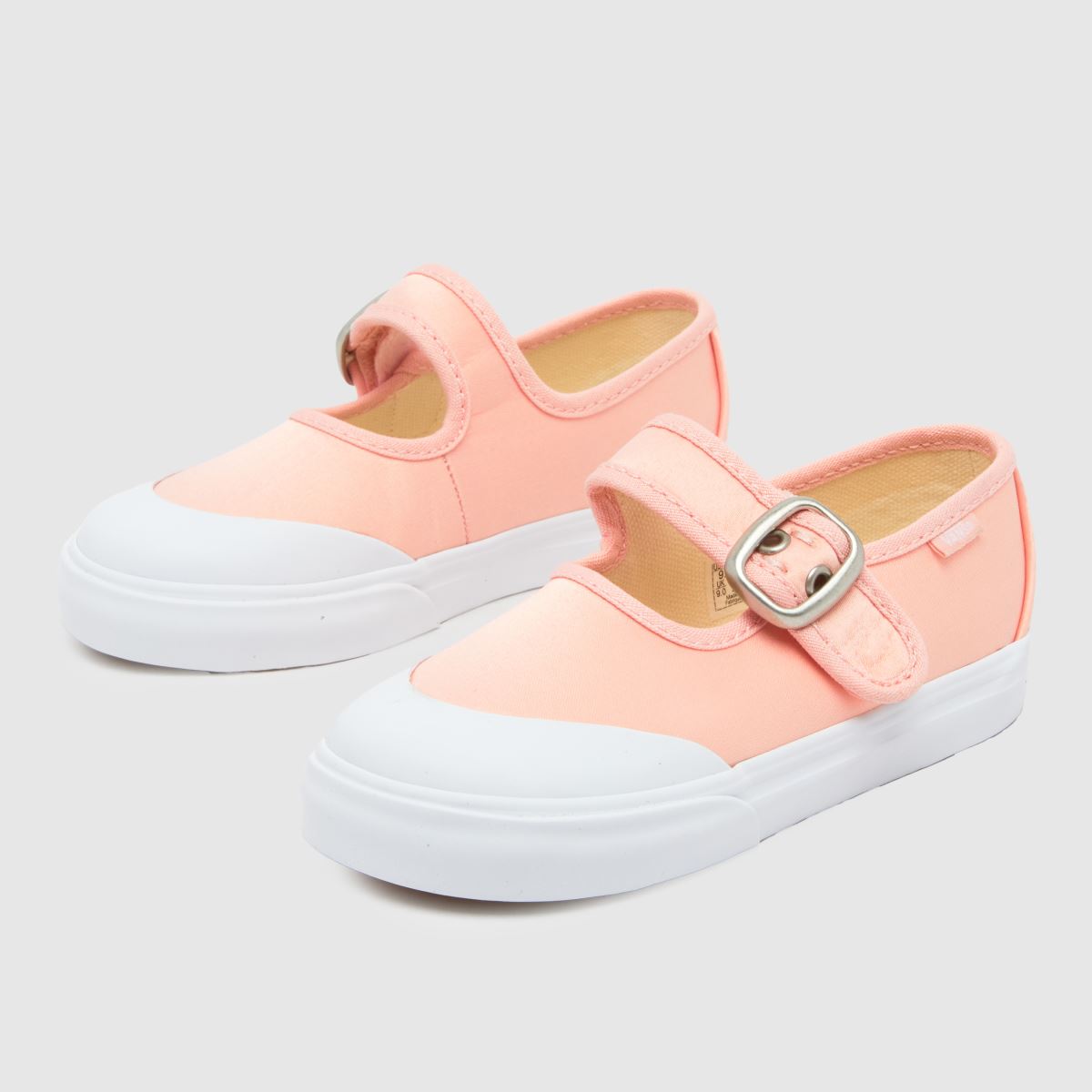 Vans ljusrosa Mary Jane-skor för flickor