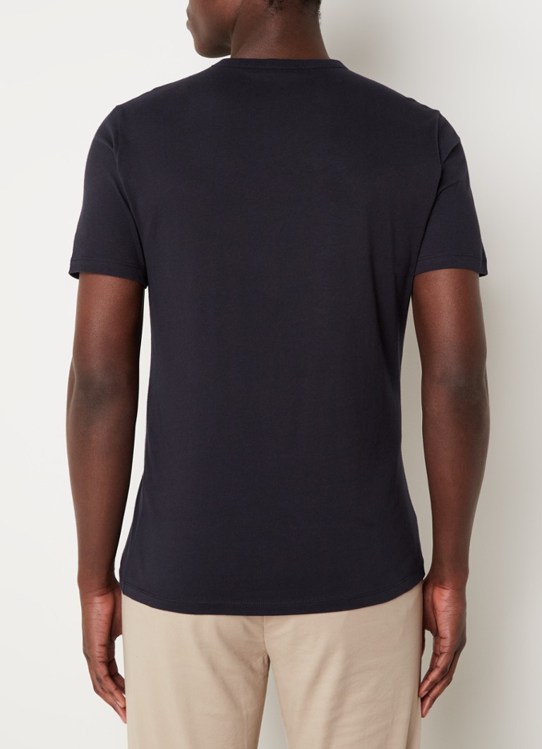 Tricou cu guler rotund Reiss Melrose