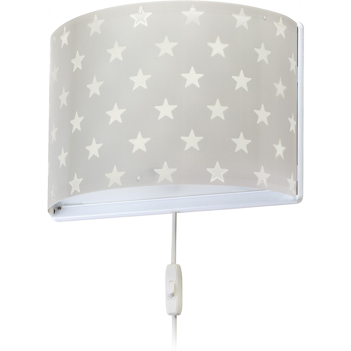 Wandleuchte Stars grey