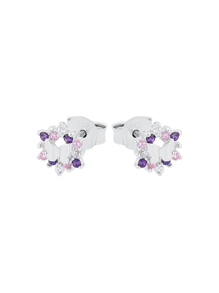 Prinzessin Lillifee Ohrstecker Silber 925, rhodiniert in Lila günstig kaufen onesize
