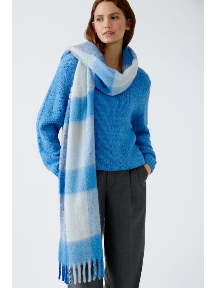 Oui Schal in dk blue white günstig kaufen onesize