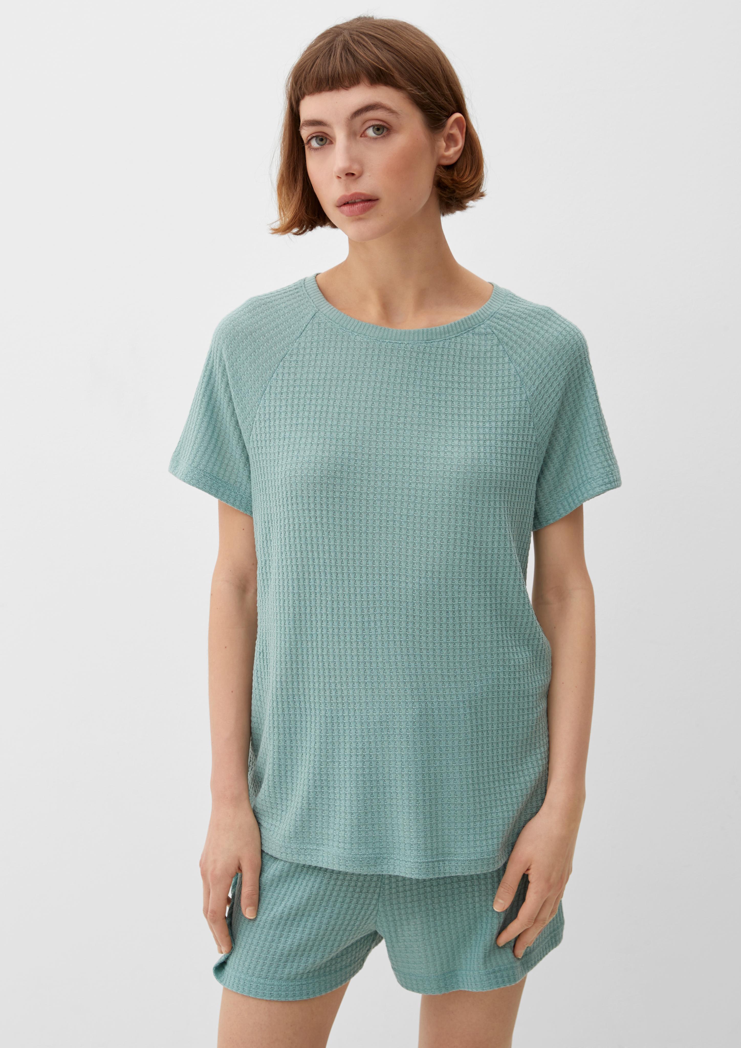 Nachtshirt in Waffelpiqué-Struktur  6007804-6200